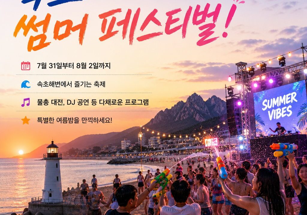 속초해변 제대로 물 올랐다…‘2026 속초 썸머 페스티벌’개막